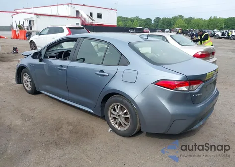 2020 Toyota Corolla Hybrid Le z USA, uszkodzony, nr VIN JTDEBRBE5LJ017856